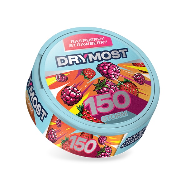 Dry Most Raspberry & Strawberry — 150 mg — снюс
